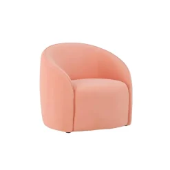 Fauteuil Roze Stof - 79x70x69cm - Neo