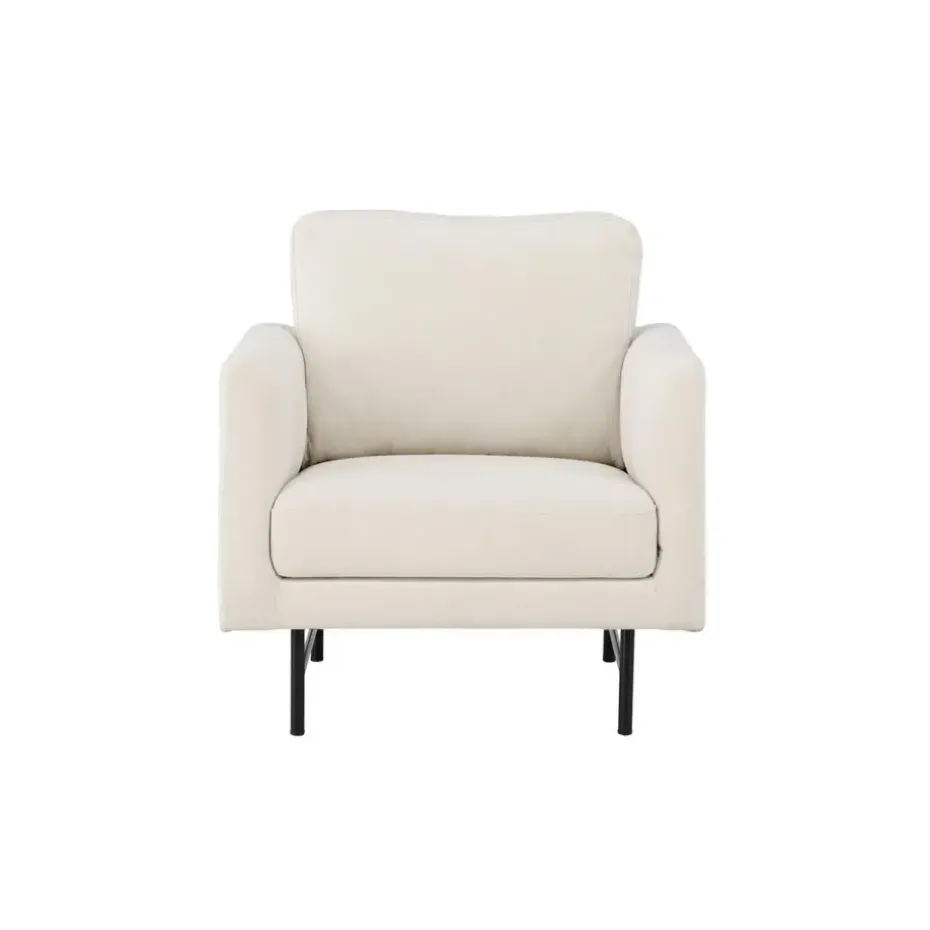 Fauteuil Wit Stof - 86x87x68cm - Sky