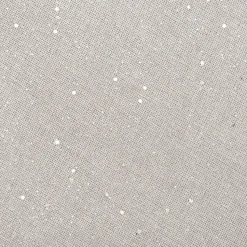 Feeeric Lights Placemat - zilver glitter - rond - D38 cm - jute