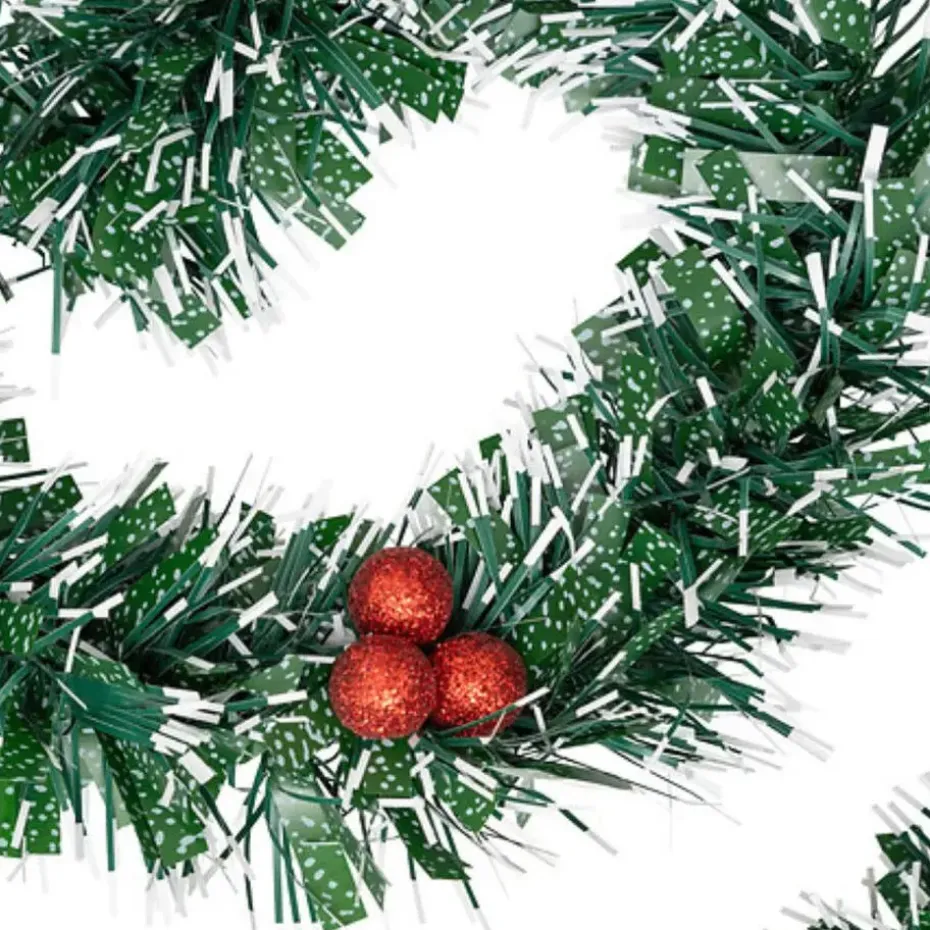 Feeric Christmas Dennenslinger - met sneeuw en besjes - 200 cm