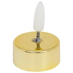 Feeric Lights & Christmas LED waxinelichtjes - 8x - goud glans