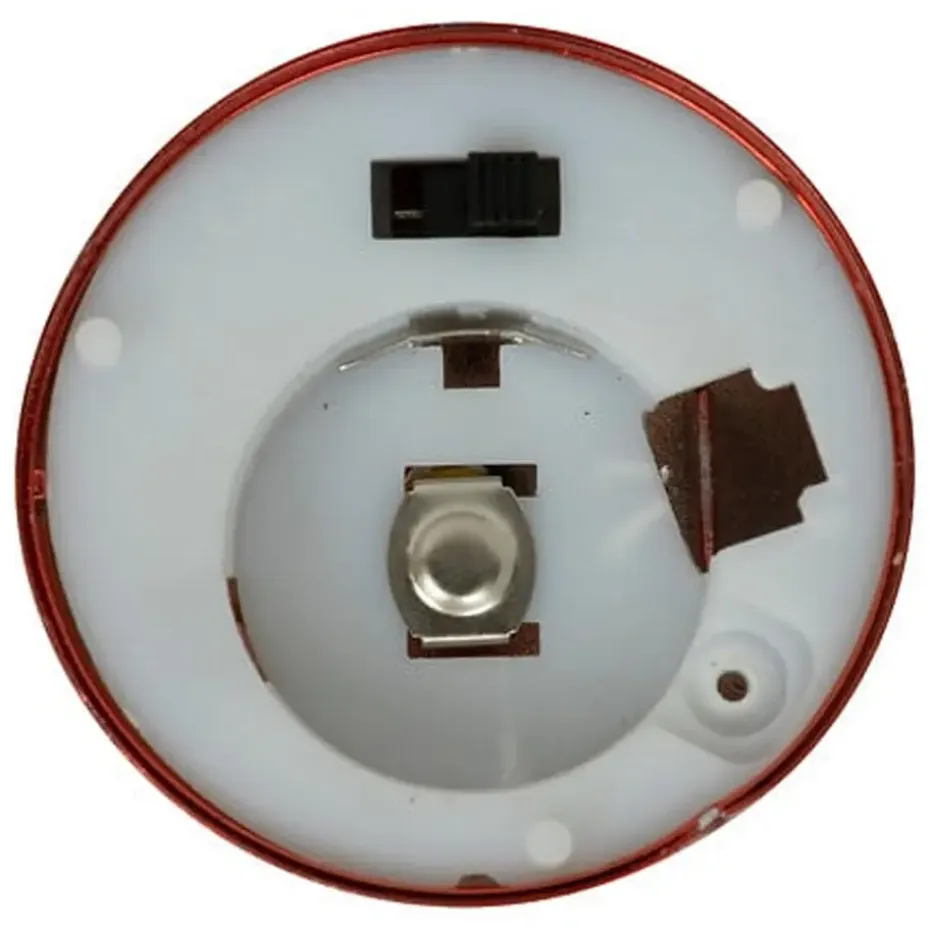 Feeric lights and christmas LED theelichtjes - 8x - rood - 5,5 cm