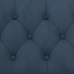 Felix - 3-zits slaapbank in blauw fluweel