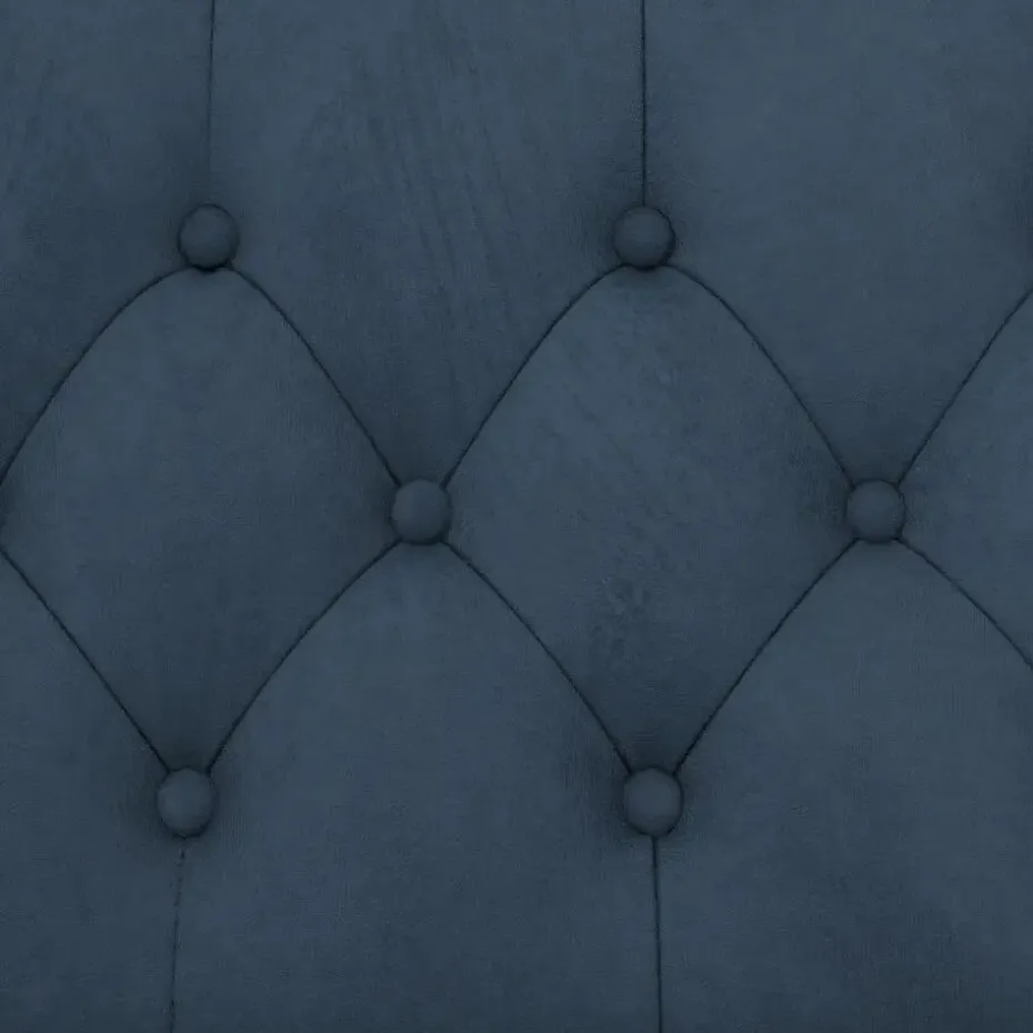 Felix - 3-zits slaapbank in blauw fluweel