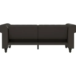 Felix - 3-zits slaapbank in antraciet stof