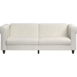 Felix II - 3-zits slaapbank in crèmekleurige stof