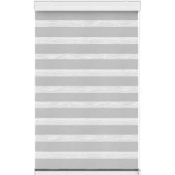 Fenstr duo-rolgordijn lichtgrijs - 140x240 cm