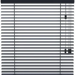 Fenstr houten jaloezie New York 50mm - antraciet (20709)