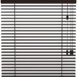 Fenstr houten jaloezie New York 50mm - donkerbruin (30401)