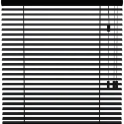 Fenstr houten jaloezie New York 50mm - zwart (15013)