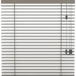 Fenstr houten jaloezie Oslo 50mm - taupegrijs (20951)