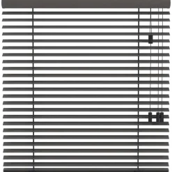 Fenstr houten jaloezie Praag 50mm - antraciet (20710)