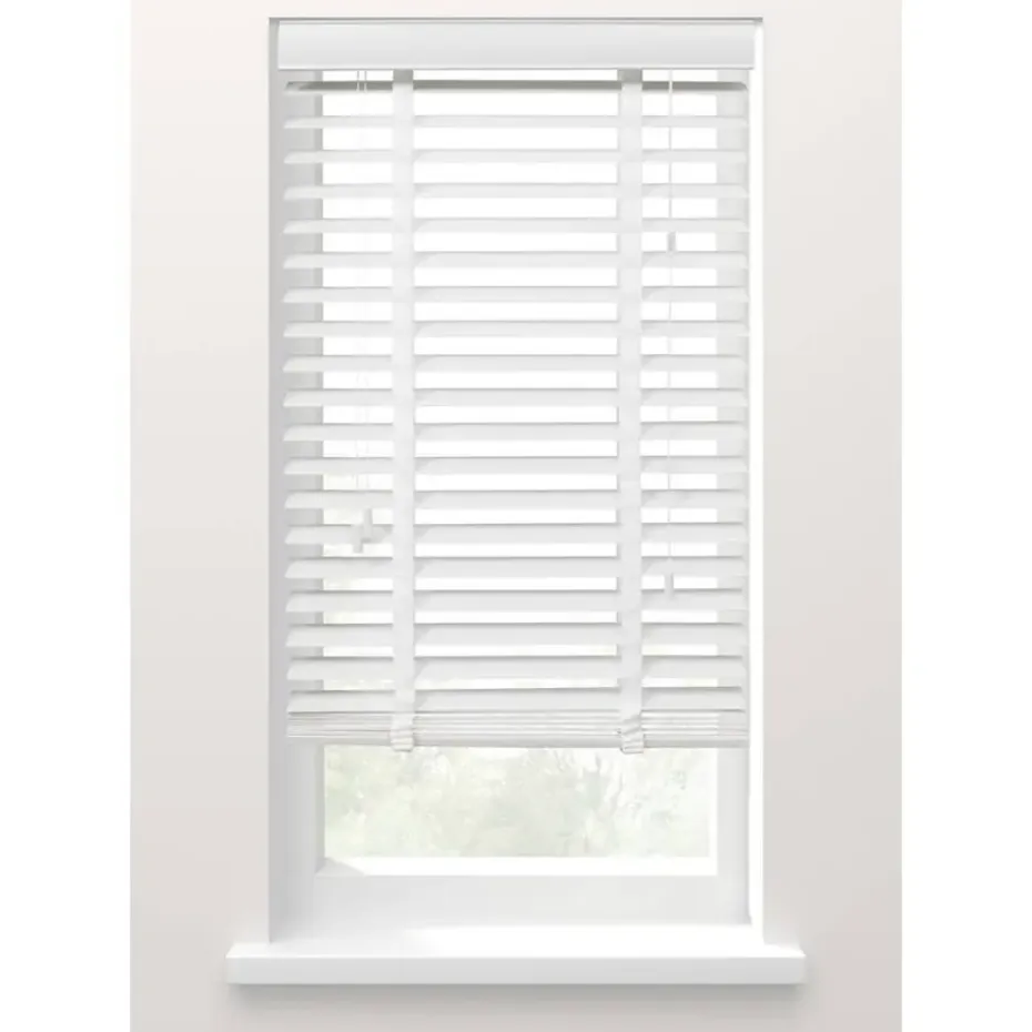 Fenstr jaloezie hout 50 mm wit - 80x130 cm