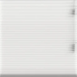 Fenstr plisségordijn Montreal dubbel 25mm lichtdoorlatend - wit (10324)