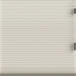 Fenstr plisségordijn Montreal dubbel 25mm lichtdoorlatend - crème (25006)