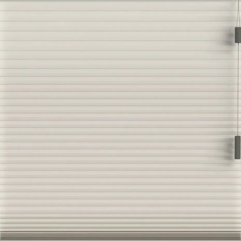 Fenstr plisségordijn Montreal dubbel 25mm lichtdoorlatend - crème (25006)