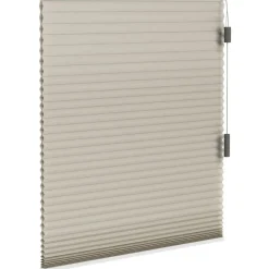 Fenstr plisségordijn Montreal dubbel 25mm lichtdoorlatend - crème (25006)