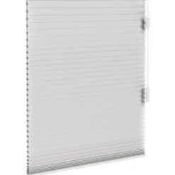 Fenstr plisségordijn Montreal dubbel 25mm verduisterend - wit (10329)