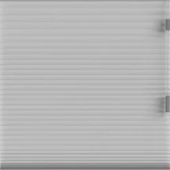 Fenstr plisségordijn Toronto dubbel 25mm lichtdoorlatend - lichtgrijs (20027)