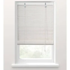 Fenstr Rolgordijn bamboe wit - 75x180cm