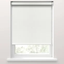 Fenstr rolgordijn Lucca lichtdoorlatend - wit (10025)