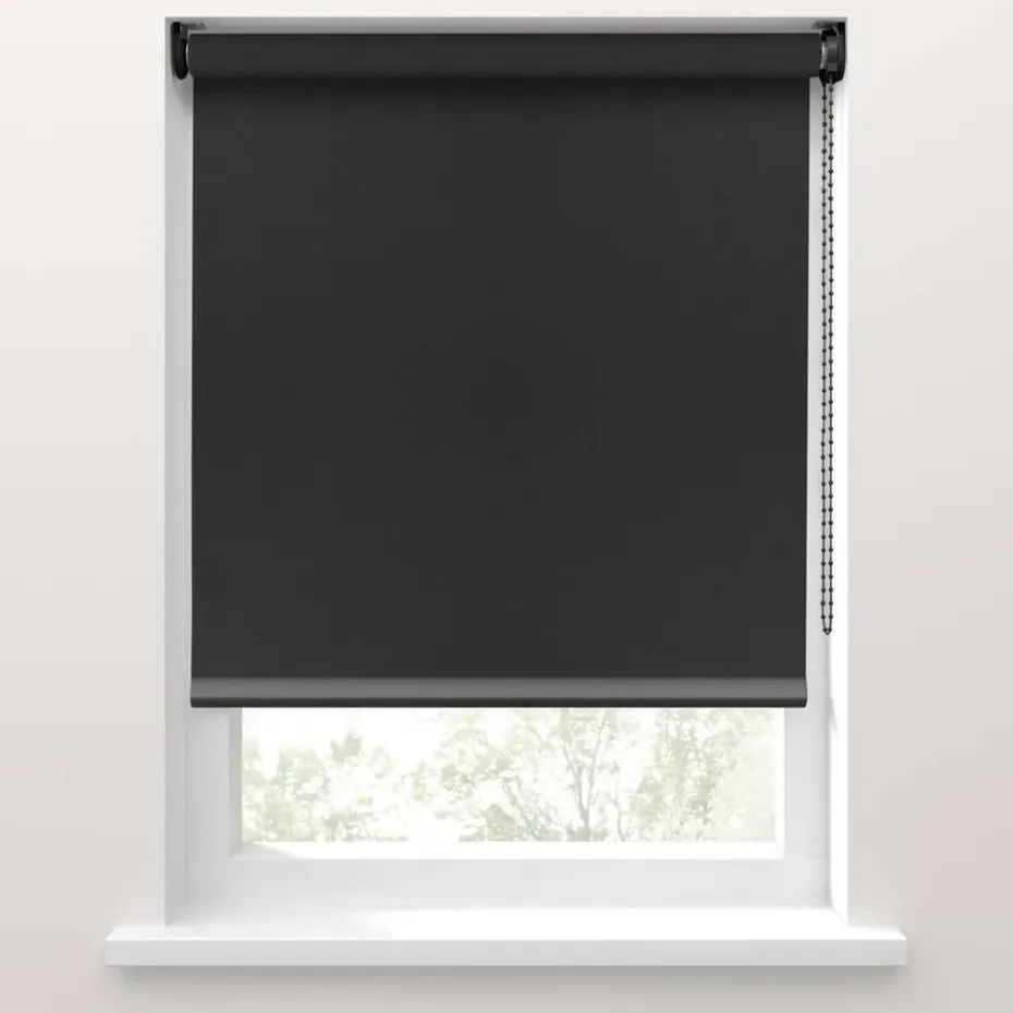 Fenstr rolgordijn Toledo verduisterend - zwart (15058)