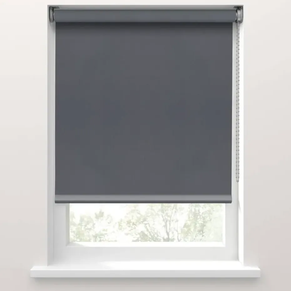 Fenstr rolgordijn Toledo verduisterend - donker grijs (20047)