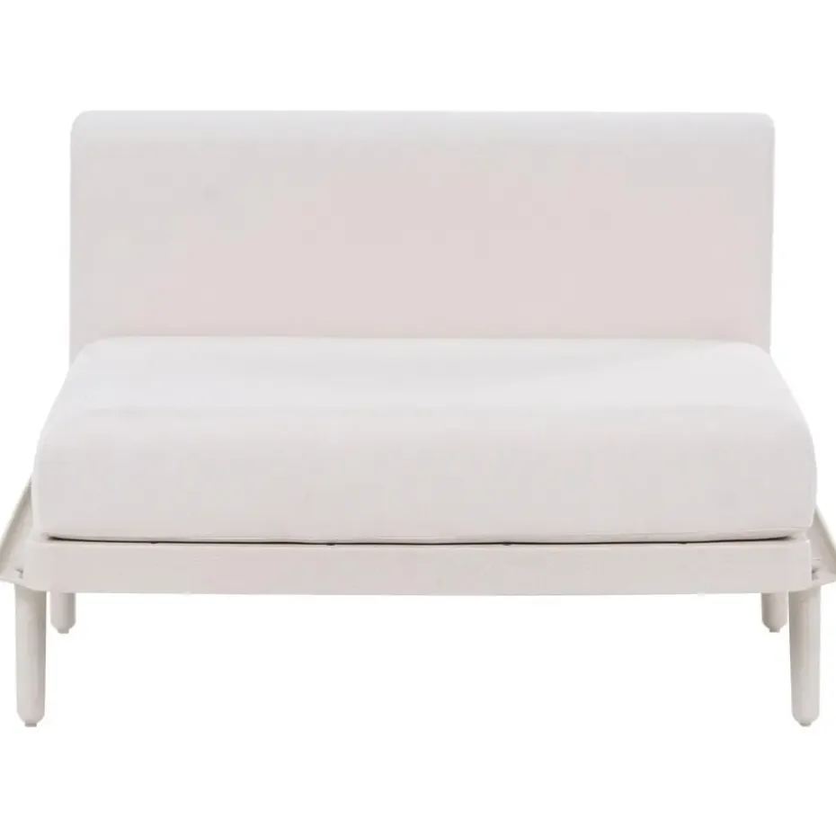 FERRETTI - Tuinbank uitbreidingsmodule - Lichtbeige - Stof