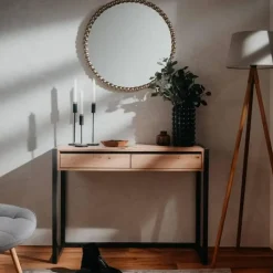 Finori - Wandtafel - Multikleur - Bewerkt hout