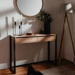 Finori - Wandtafel - Multikleur - Bewerkt hout