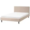 FITOU - Tweepersoonsbed - Beige - 120 x 200 cm - Polyester