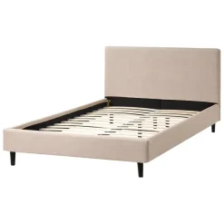 FITOU - Tweepersoonsbed - Beige - 120 x 200 cm - Polyester