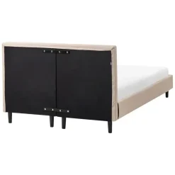 FITOU - Tweepersoonsbed - Beige - 120 x 200 cm - Polyester