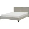 FITOU - Tweepersoonsbed - Lichtgrijs - 140 x 200 cm - Polyester