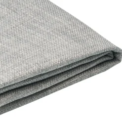 FITOU - Tweepersoonsbed - Lichtgrijs - 140 x 200 cm - Polyester