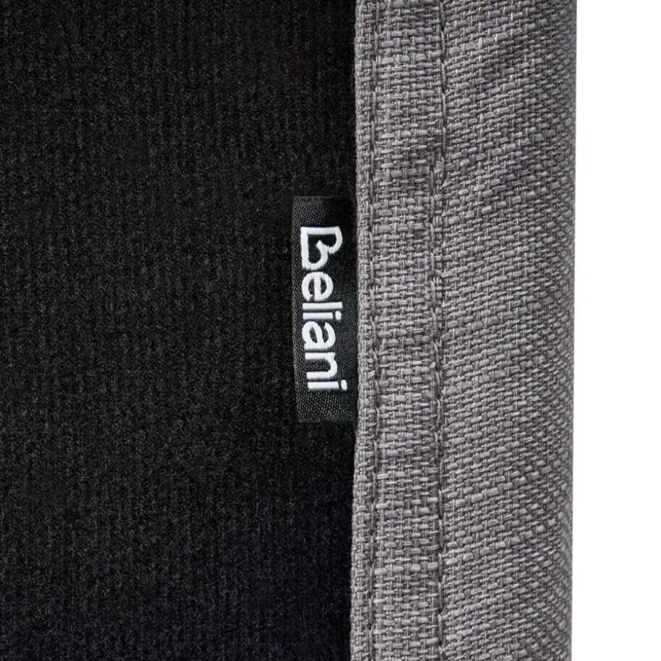 FITOU - Tweepersoonsbed - Lichtgrijs - 120 x 200 cm - Polyester