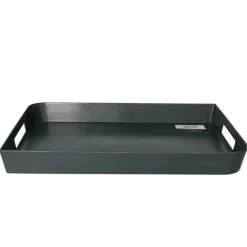 5Five - Dienblad - met handvatten - antraciet - 44 x 29 cm