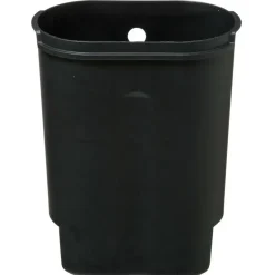 5Five - Prullenbak/pedaalemmer zwart rvs metaal 6 liter - 15x24x30 cm