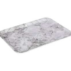 5Five Dienblad/serveer tray Marble - Melamine - creme wit - 33 x 43cm