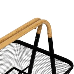 5Five Keuken/badkamer opberg trolley - 3 laags - zwart