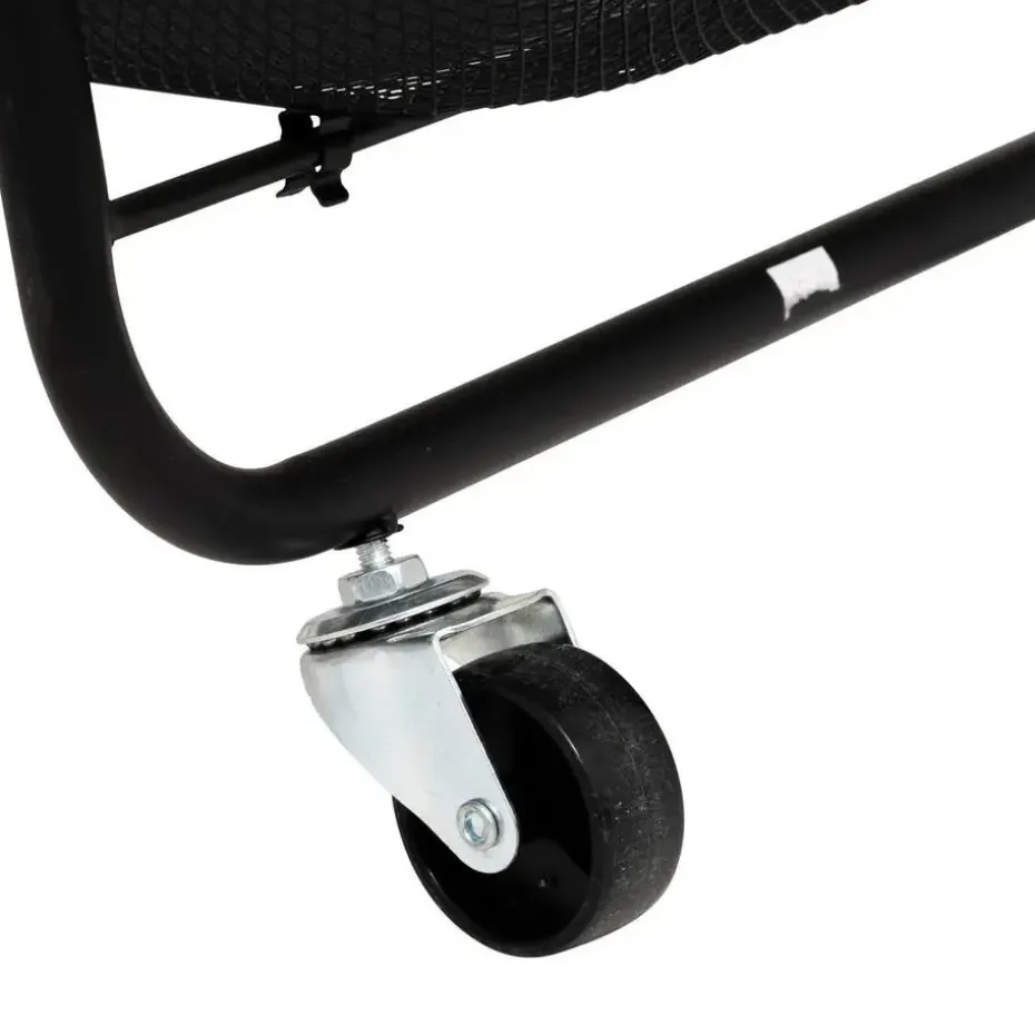 5Five Keuken/badkamer opberg trolley - 3 laags - zwart