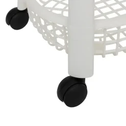 5Five Keuken/badkamer trolley 4 laags - 46 x 25 x 79 cm - wit