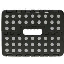 5Five Keukenkrukje/opstapje - opvouwbaar - grijs - 27 x 33 cm