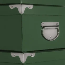 5Five Opbergdoos/box - groen - L48 x B33.5 x H16 cm - Karton