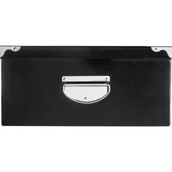 5Five Opbergdoos/box - zwart - L32 x B21.5 x H12 cm - Karton