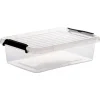 5Five Opbergkist met deksel - Clip Box - 3L - 29x20x8 cm