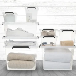 5Five Opbergkist met deksel - Clip Box - 3L - 29x20x8 cm