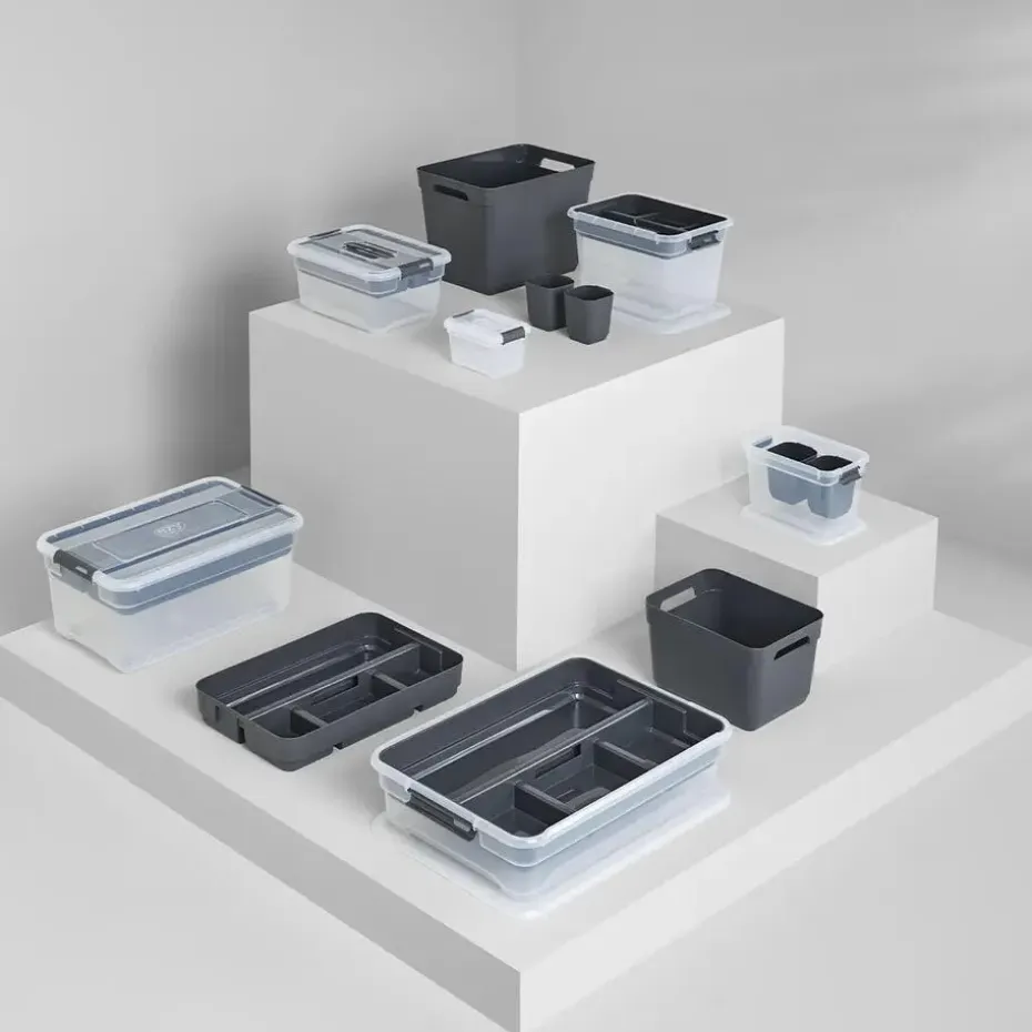 5Five Opbergkist met deksel - Box - 80L - 67x47x36 cm