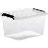 5Five Opbergkist met deksel - Clip Box - 2L - 19x15x11 cm