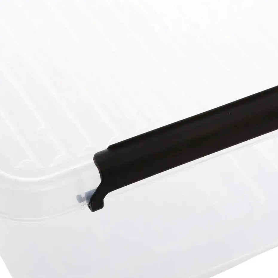 5Five Opbergkist met deksel - Clip Box - 12,5L - 39x29x17 cm